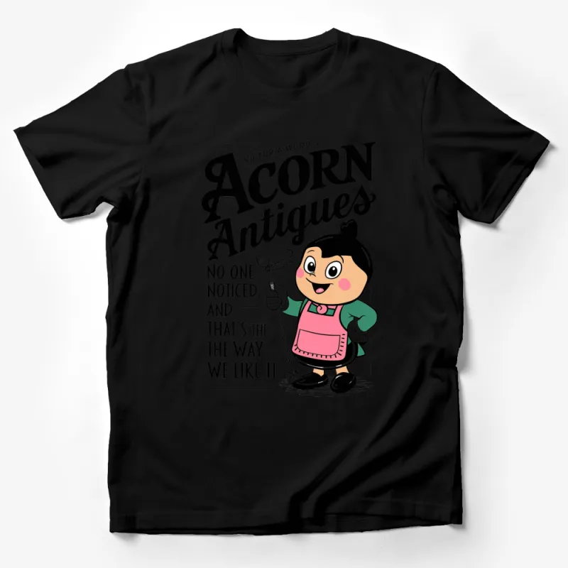 Victoria Wood's Acorn Antiques Cartoon T-Shirt, Funny Quote Vintage Style Tee Male T-Shirt