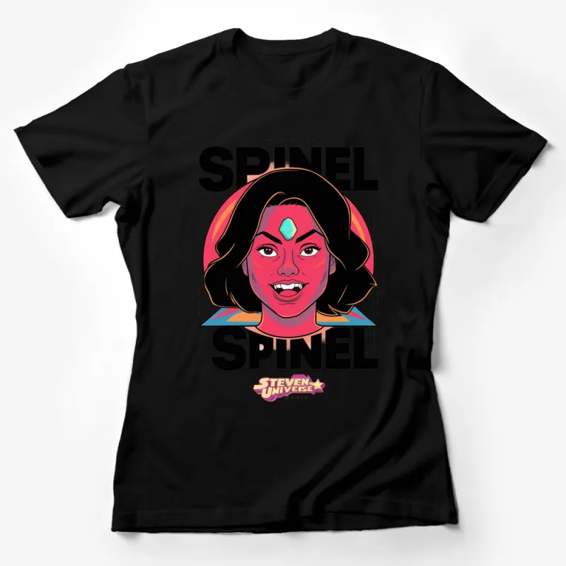 Steven Universe Spinel Graphic T-Shirt, Bold Character Design, Unisex Tee Female T-Shirt