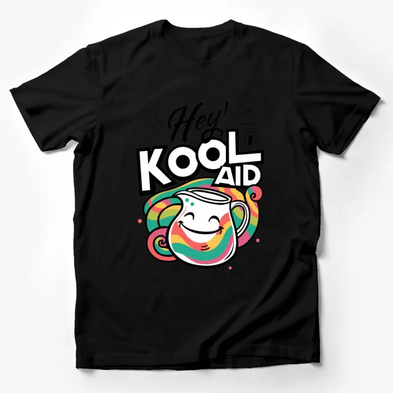 Retro Kool-Aid T-Shirt, Vintage Inspired Rainbow Pitcher Graphic Tee, Unisex Shirt for All Male T-Shirt