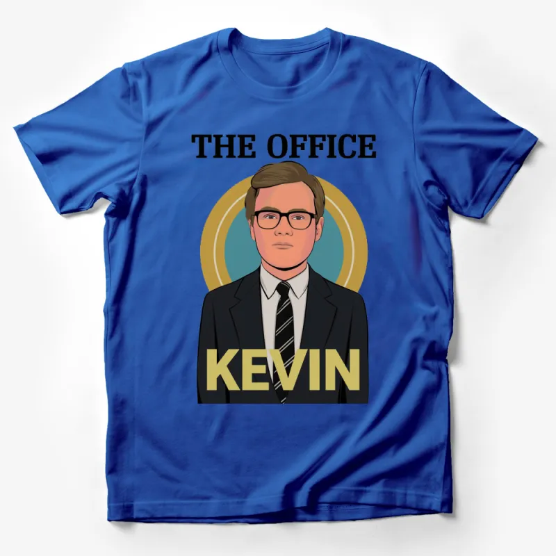 The Office TV Show Kevin Character Fan Art T-Shirt, Unisex Graphic Tee, Pop Culture Apparel Male T-Shirt