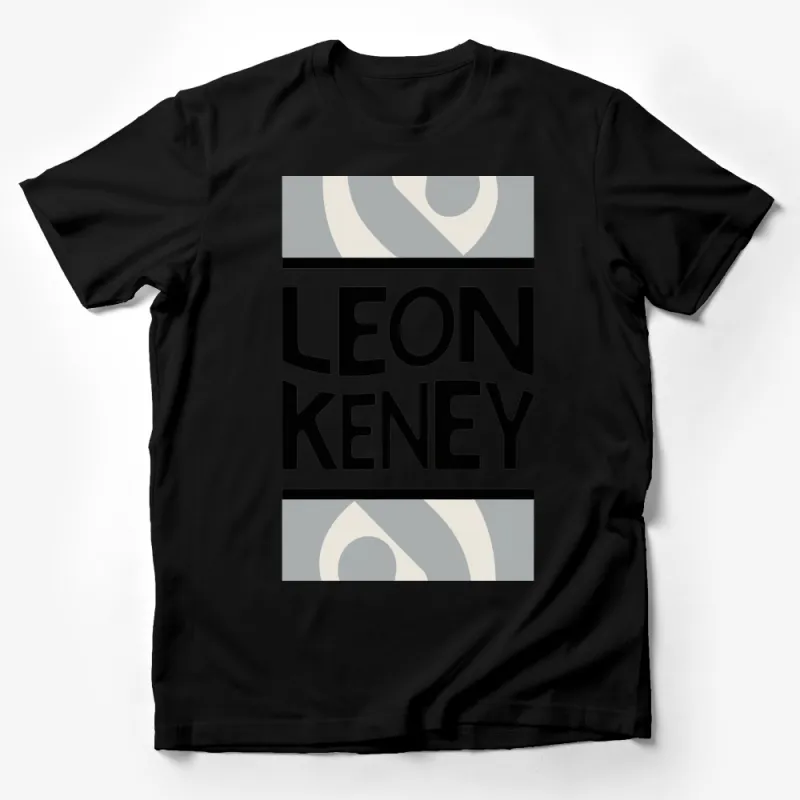 Leon Keney Graphic T-Shirt, Modern Art Design Tee, Stylish Unisex Casual Wear, Unique Gift Top Male T-Shirt