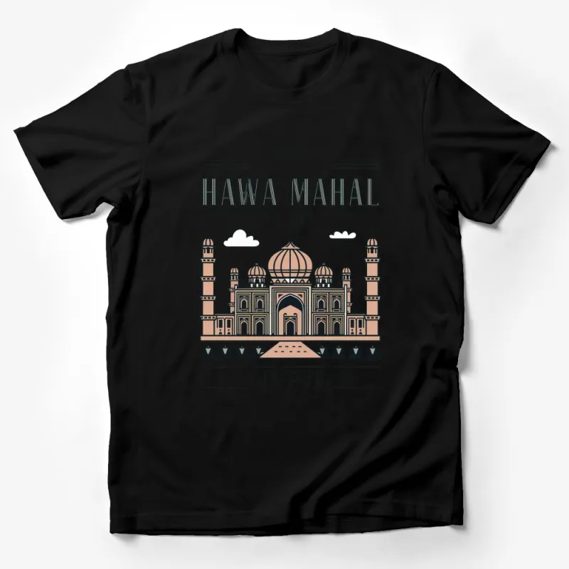 Hawa Mahal Palace Jaipur Graphic T-Shirt, Indian Architecture Tee, Travel Souvenir Shirt, Unisex Male T-Shirt