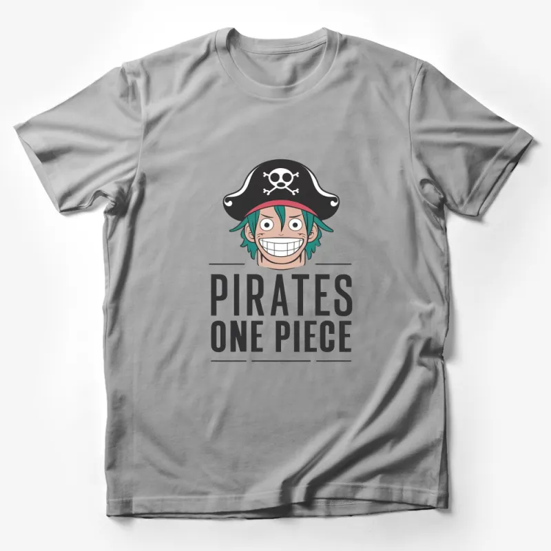 One Piece Pirate Anime T-Shirt, Unique Cartoon Character Graphic Tee, Fun Fans Gift Idea Male T-Shirt