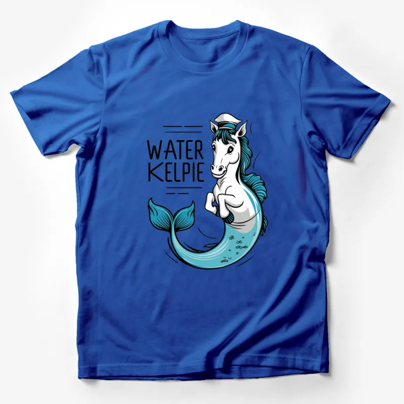 Water Kelpie Horse Mermaid Graphic T-Shirt, Mythical Creature Tee, Unisex Fantasy Shirt Male T-Shirt