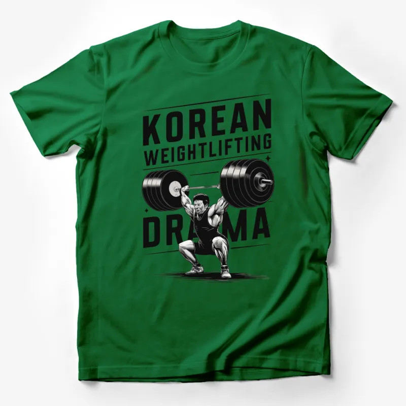 Korean Weightlifting Drama Graphic T-Shirt, Athletic Fitness Sport Tee, Gym Workout Shirt for Men and Women Male T-Shirt