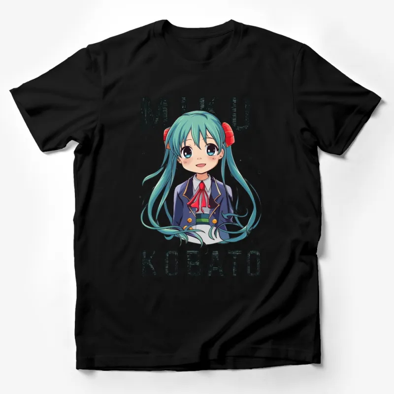 Anime Girl Miku Kobato T-Shirt, Cute Manga Character Tee, Vibrant Colors Top Male T-Shirt