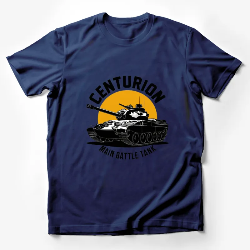 Centurion Main Battle Tank T-Shirt, Military Tank Tee, Vintage Tank Shirt, Army Tank Top, Gift for Veterans, War History Enthusiasts Male T-Shirt