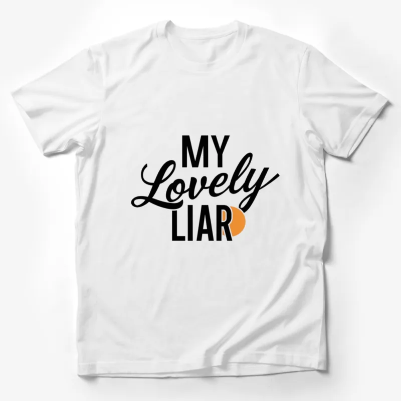 My Lovely Liar T-Shirt, Modern Text Design, Graphic Tee, Unisex Casual T-Shirt Male T-Shirt