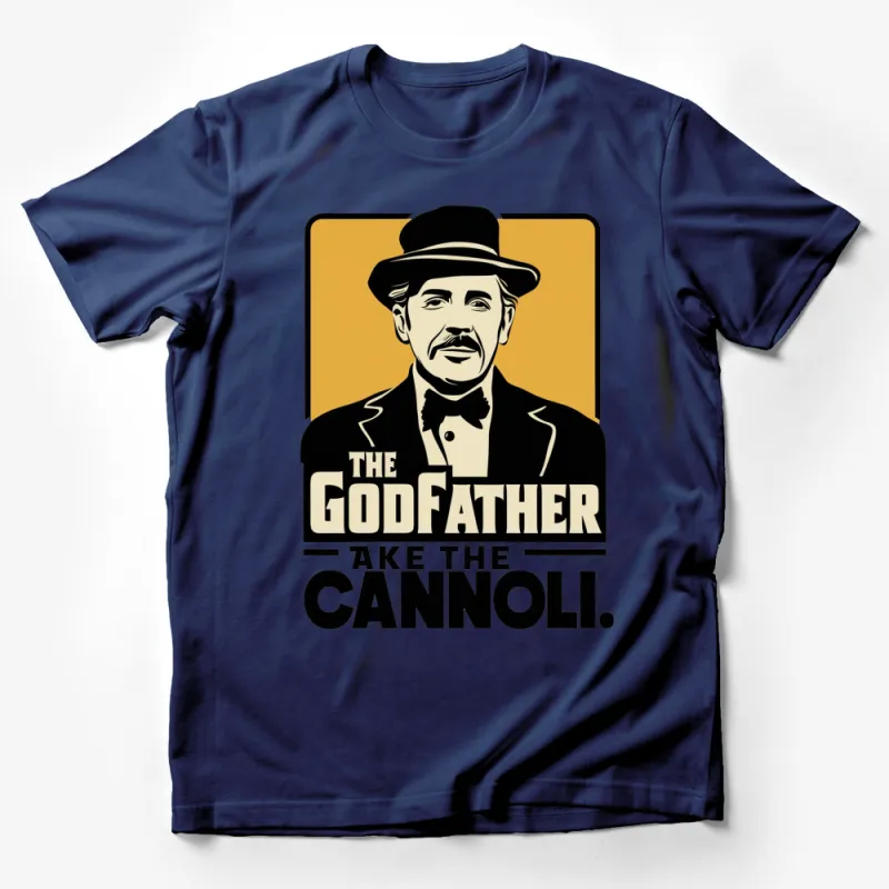 Vintage Godfather Movie Quote T-Shirt - Take the Cannoli Graphic Tee, Classic Film Apparel Male T-Shirt