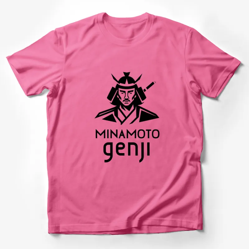 Samurai Warrior Minamoto Genji Graphic T-Shirt, Japanese Culture Inspired, Unique Unisex Apparel Male T-Shirt