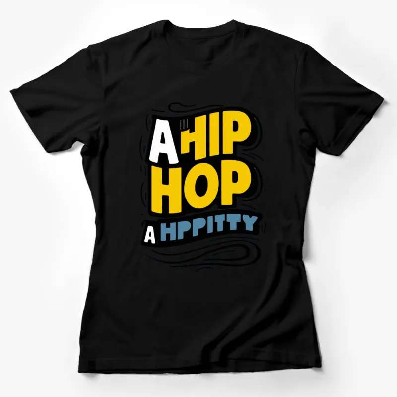 Hip Hop Graphic T-Shirt, Vintage A Hip Hop a Hoppity Design, Unisex Tee, Retro Music Lover Gift Female T-Shirt