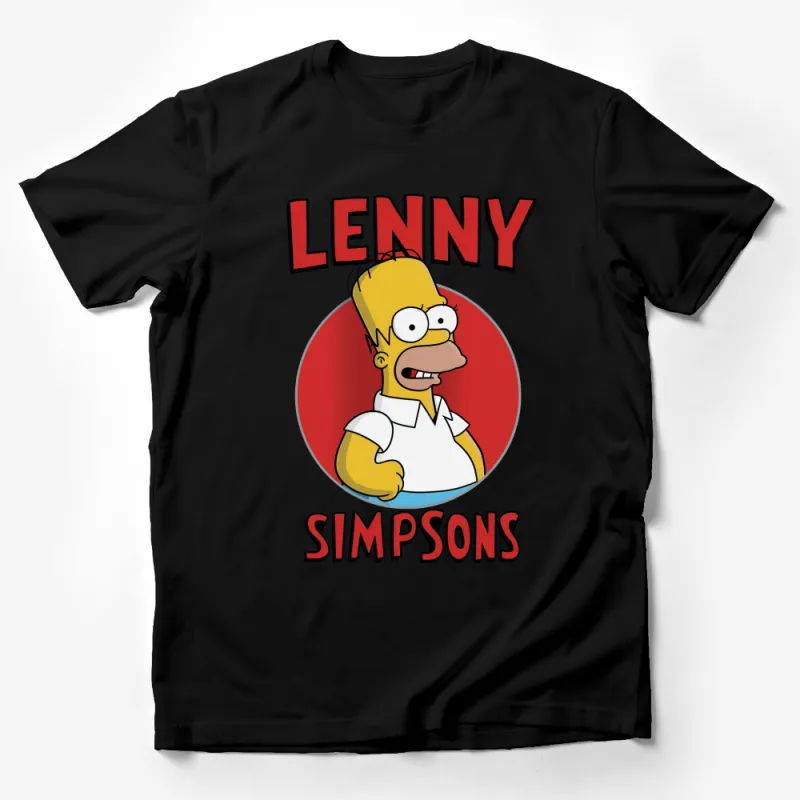 Lenny Simpsons Cartoon T-Shirt, Classic TV Show Character Tee, Fun Casual Wear, Gift Idea Male T-Shirt