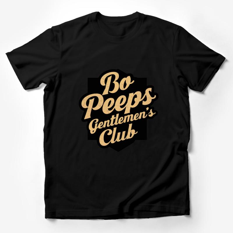 Vintage Bo Peeps Gentlemen's Club T-Shirt, Retro Style Graphic Tee, Unique Men's Fashion, Casual Streetwear, Cool Urban Shirt Male T-Shirt