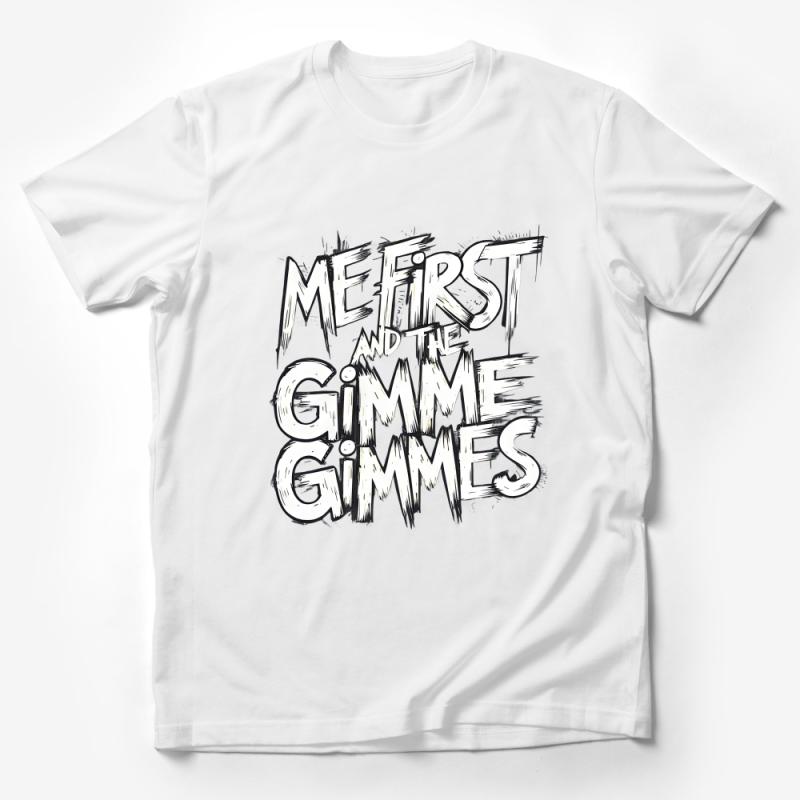 Me First and the Gimme Gimmes Band Graphic T-Shirt, Punk Rock Music Fan Apparel Male T-Shirt