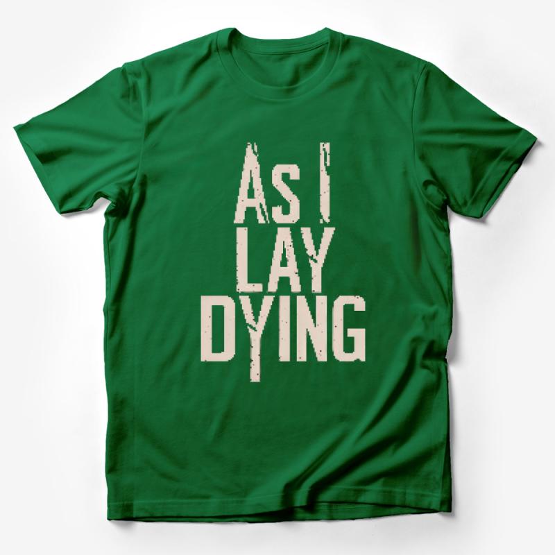 Vintage Inspired As I Lay Dying Band Tee, Unisex T-Shirt, Music Fan Apparel, Concert Wear Male T-Shirt