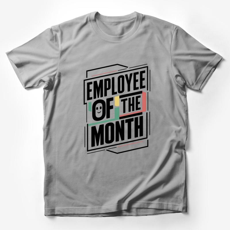 Employee of the Month T-Shirt, Funny Office Work Shirt, Colorful Motivational Tee, Unisex Staff Appreciation Top Male T-Shirt