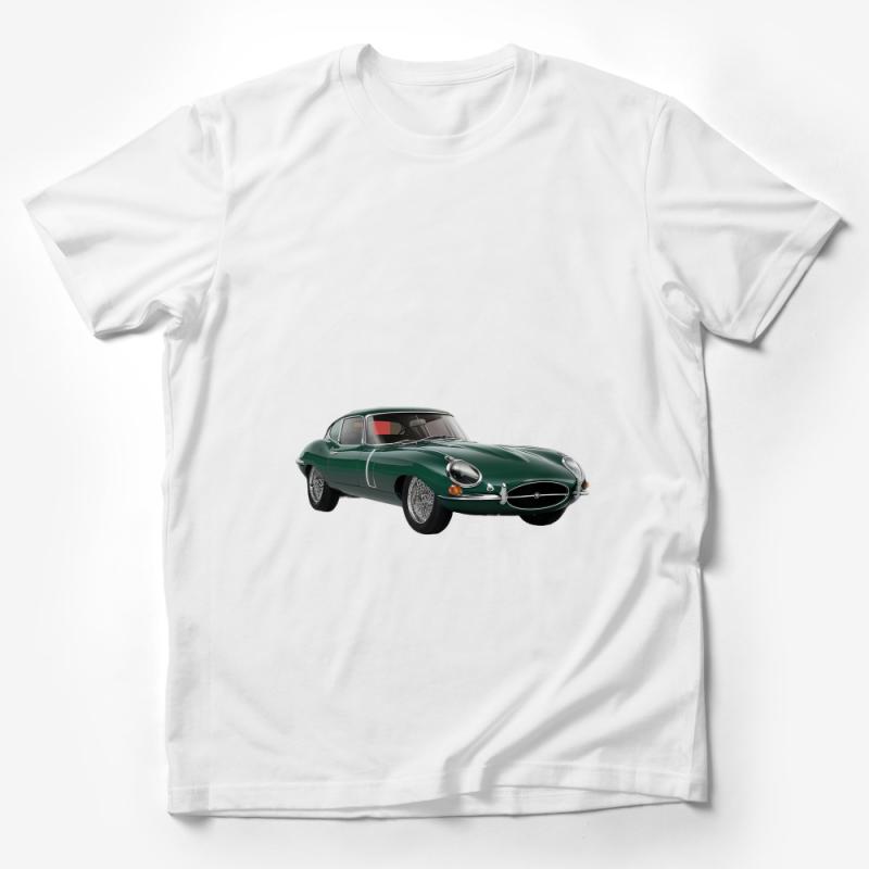 Vintage Car T-Shirt, Classic Green Automobile Tee, Collector's Retro Vehicle Shirt, Automotive Enthusiast Apparel, Unisex Casual Wear Male T-Shirt