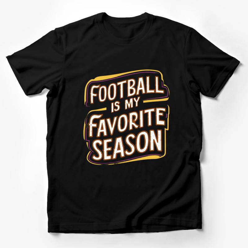 Football Is My Favorite Season T-shirt, Vintage Sports Tee, Casual Fall Football Fan Shirt, Unisex Graphic Tee Male T-Shirt