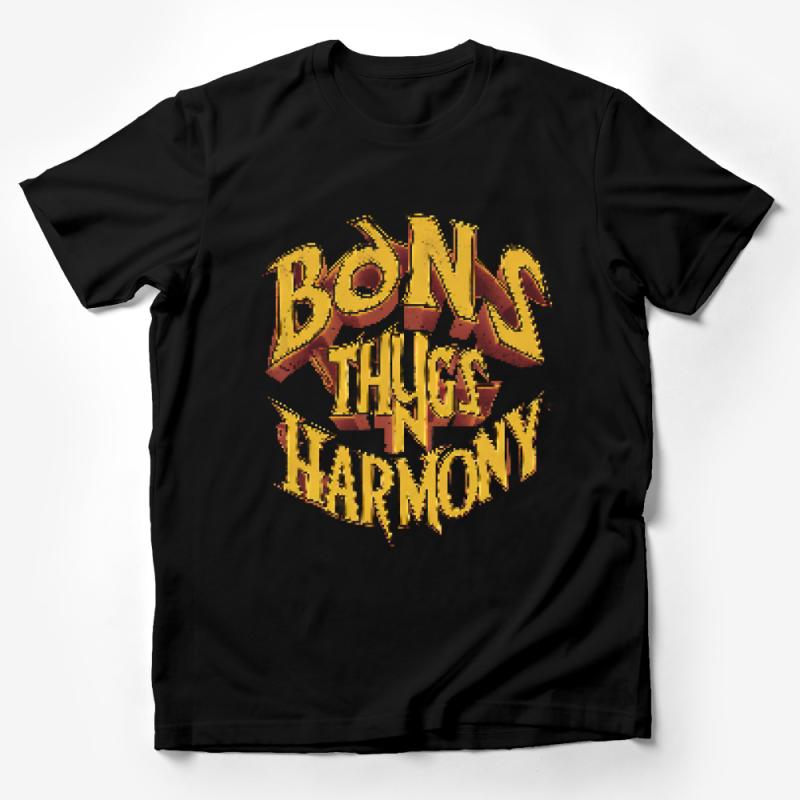 Vintage Inspired Bone Thugs-N-Harmony Graphic Tee, Unisex Hip-Hop T-Shirt, Retro Music Apparel, Band Merchandise Male T-Shirt