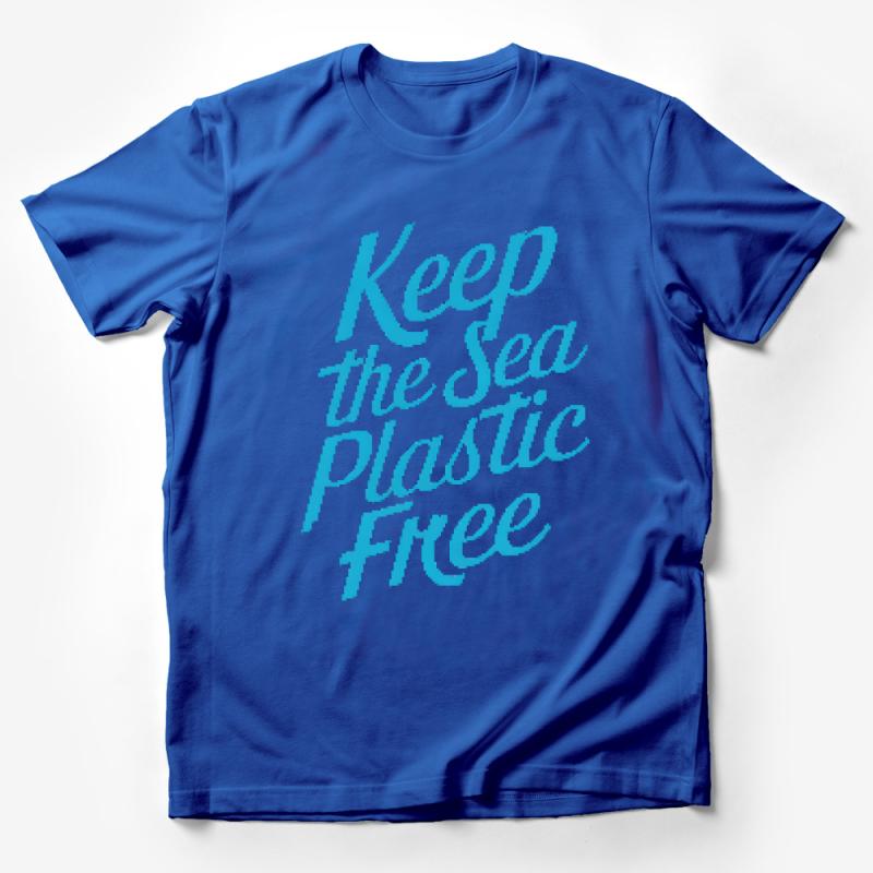 Ocean Conservation Shirt, Keep the Sea Plastic Free, Eco-Friendly Awareness Tee, Marine Life Protection, Unisex T-Shirt Design Male T-Shirt