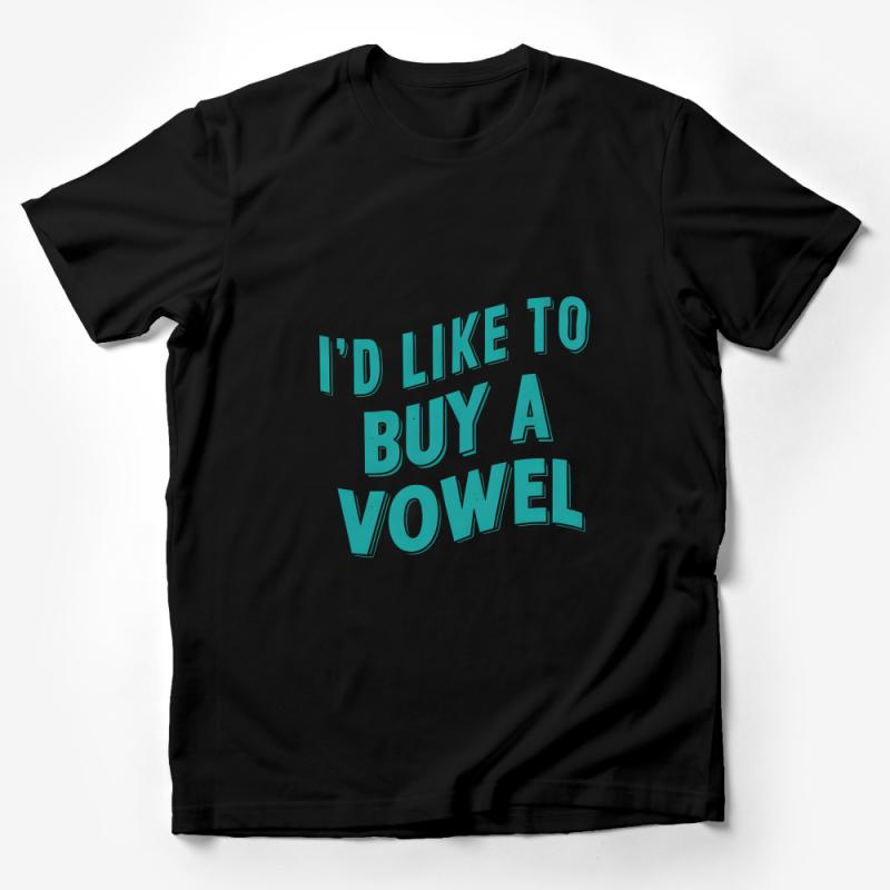 Funny Phrase T-Shirt I'd Like to Buy a Vowel Game Show Enthusiast Tee, Unisex Casual Shirt, Gift Idea Male T-Shirt