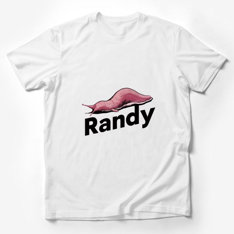 Unique Randy the Snail Graphic Tee, Funny Cartoon Snail T-Shirt, Casual Unisex T-Shirt, Gift for Snail Lovers Male T-Shirt