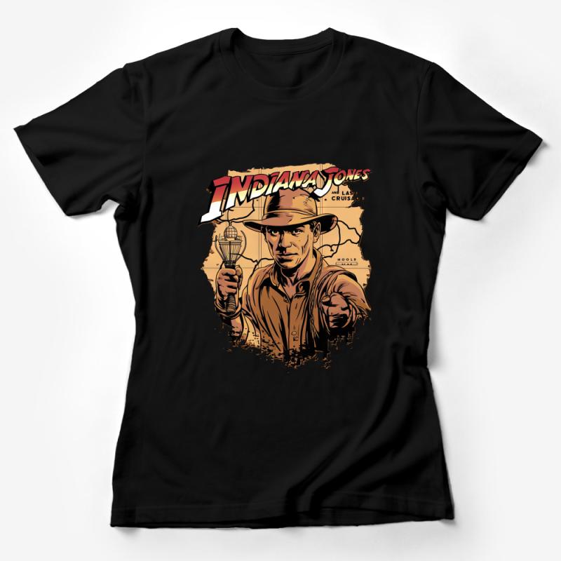 Adventure Movie Graphic Tee, Vintage Explorer Shirt, Film Enthusiast Apparel, Men's Fashion Casual Wear Female T-Shirt