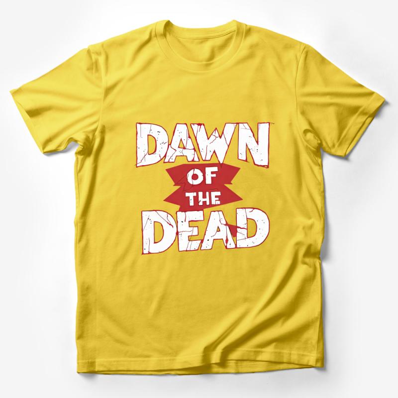 Vintage Horror Movie T-Shirt, Dawn Of The Dead Fan Tee, Retro Style Graphic Shirt, Unisex Clothing, Gift for Movie Buffs Male T-Shirt