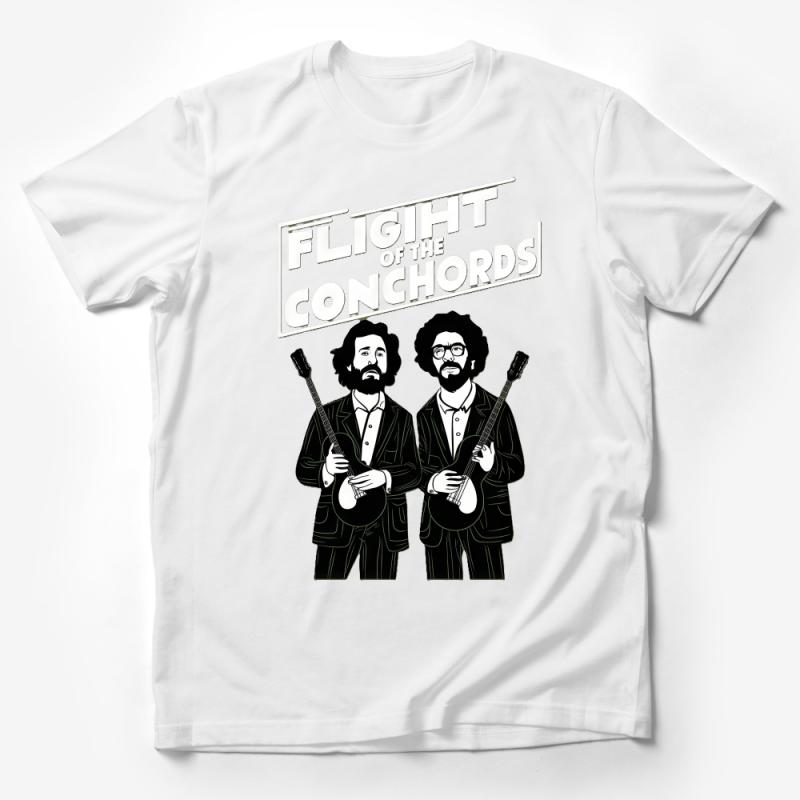 Unisex Flight of the Conchords Inspired Band T-Shirt, Music Duo Graphic Tee, Comedy TV Show Fans Top Male T-Shirt