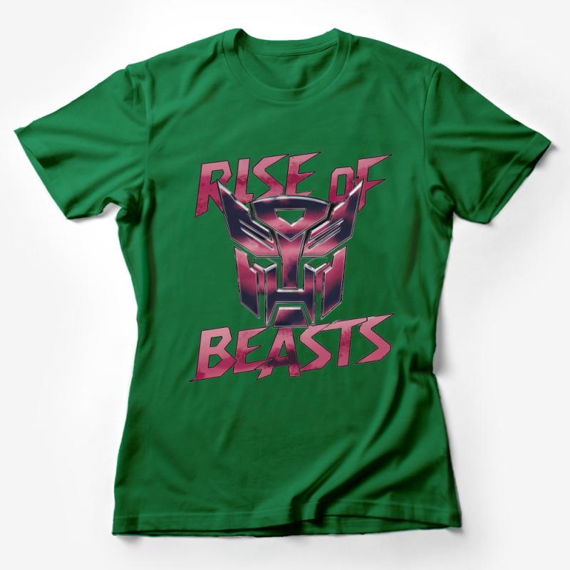 Rise of Beasts Graphic Tee, Retro Robot T-Shirt, Vintage Style Robot Shirt, Unique Mech Graphic, Sci-Fi Apparel, Unisex T-Shirt Design Female T-Shirt