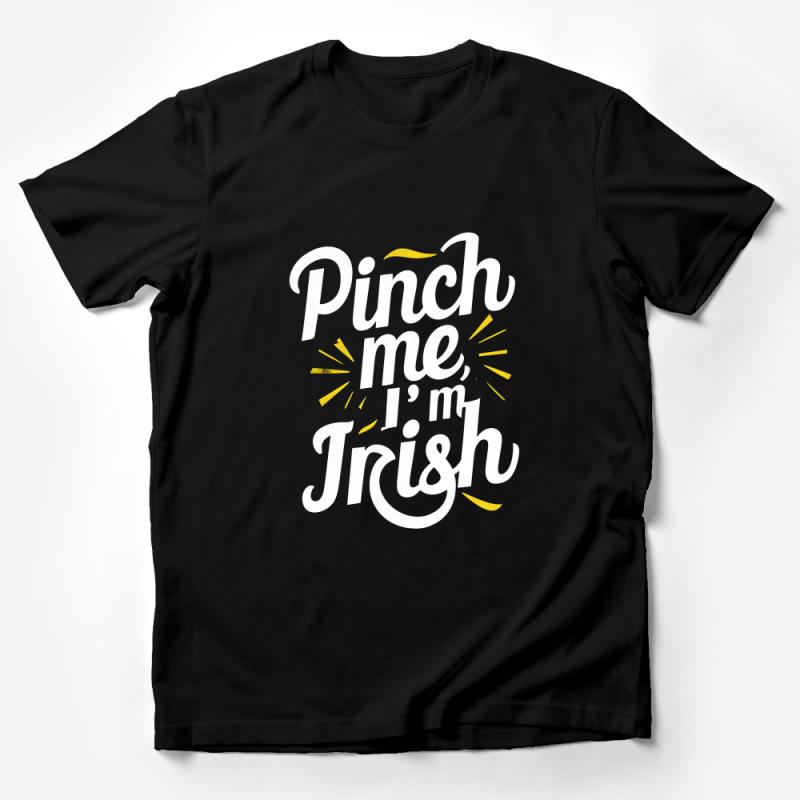 Funny St. Patrick's Day T-Shirt, Pinch Me I'm Irish, Unisex Adult Tee, Casual Graphic Shirt, St Paddy's Celebration Top, Gift Idea Male T-Shirt