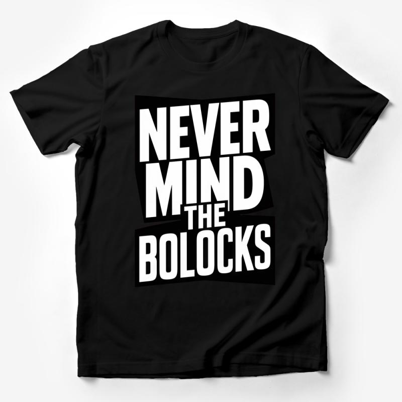 Bold Statement T-Shirt, Never Mind The Bollocks Inspired, Unisex Graphic Tee, Punk Rock Shirt, Casual Streetwear Top Male T-Shirt