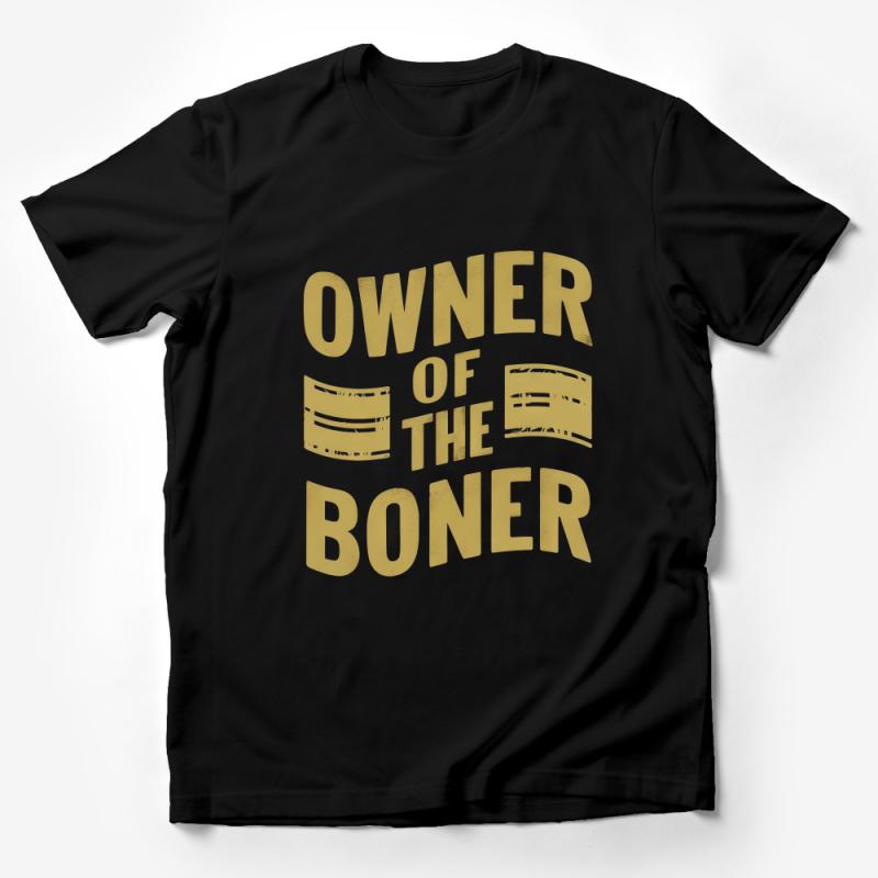 Funny Owner of The Boner Tee, Vintage Look Graphic T-Shirt, Unisex Adult Humor Shirt, Casual Wear Male T-Shirt