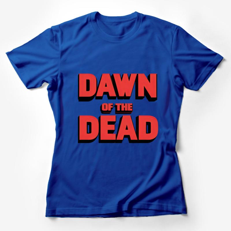 Vintage Horror Movie T-Shirt, Dawn of The Dead Graphic Tee, Retro Film Fan Gift, Soft Cotton Shirt, Unisex Clothing Female T-Shirt