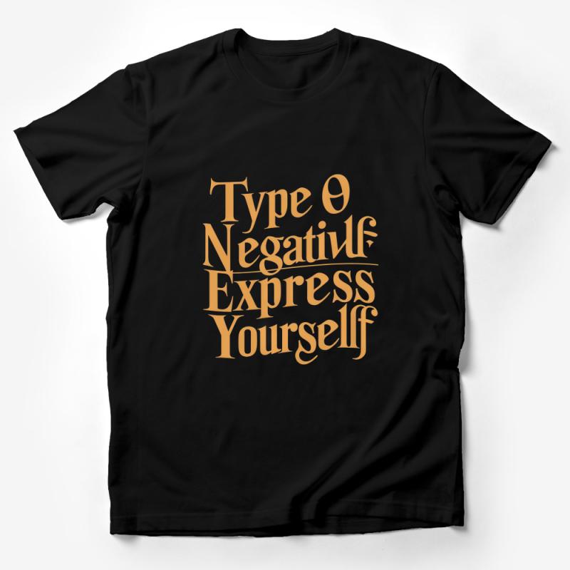 Type O Negative Express Yourself Bold Statement T-Shirt for Casual Wear Male T-Shirt