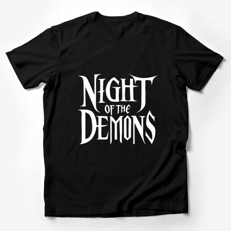 Night of the Demons Vintage Style Graphic Tee, Classic Horror Movie Fan T-Shirt, Unisex Casual Top Male T-Shirt