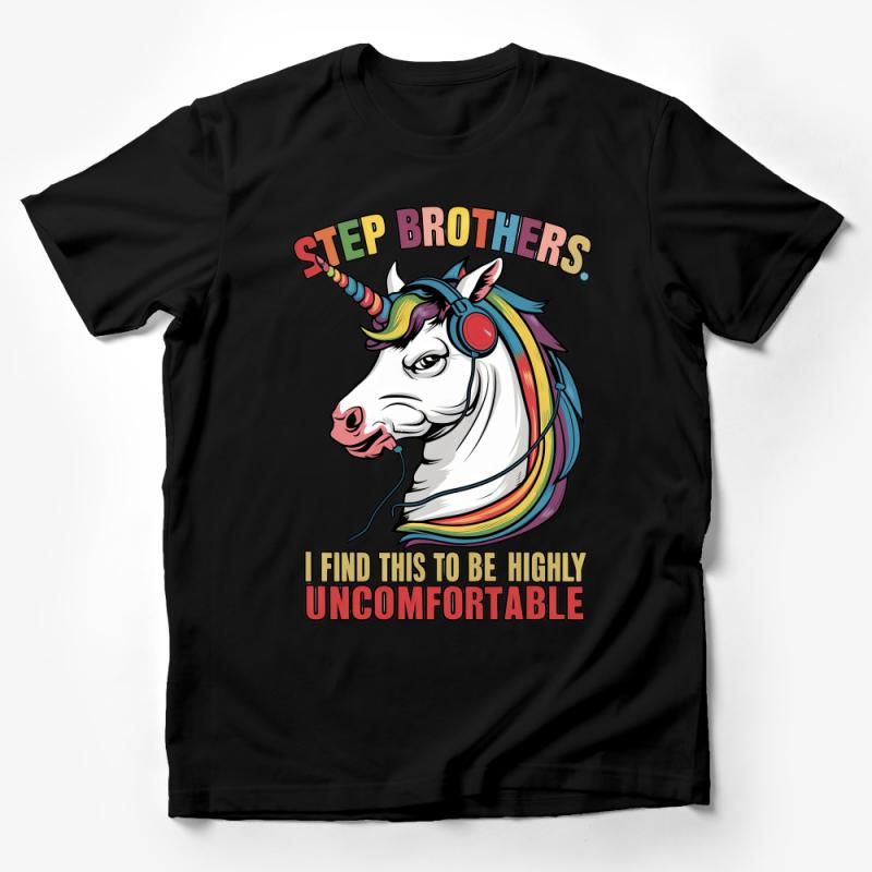 Funny Unicorn Step Brothers T-Shirt, Colorful Graphic Tee, Quirky Movie Quote Shirt, Unicorn Lover Gift Male T-Shirt