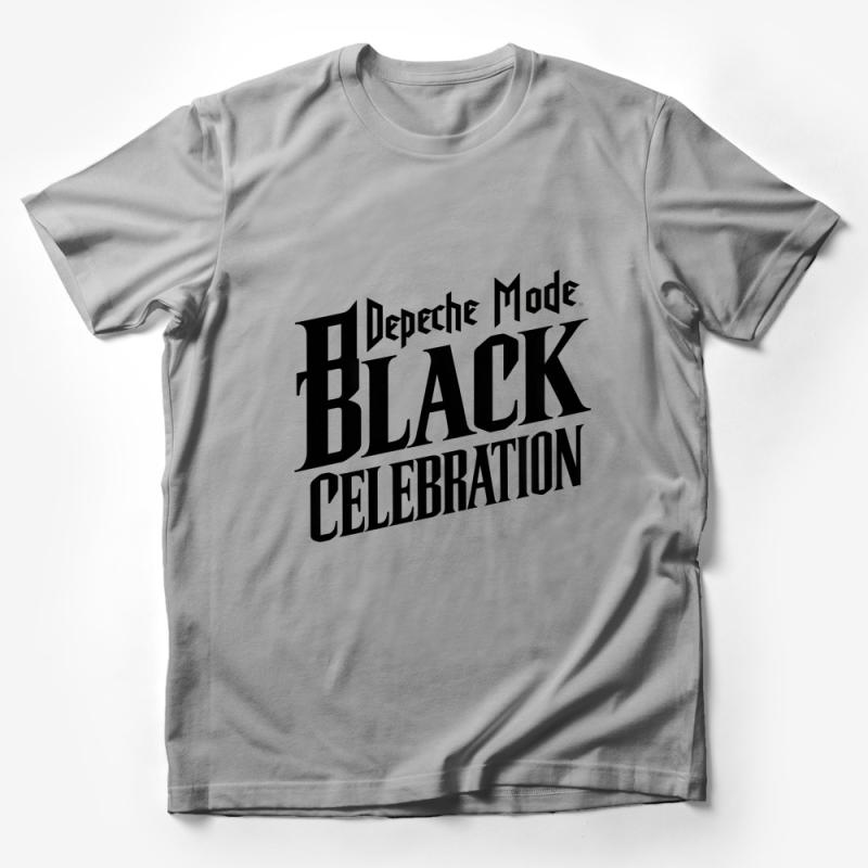 Vintage Style Depeche Mode Black Celebration T-Shirt, Unisex Music Band Tee, Fan Gift Idea, Retro Concert Shirt Male T-Shirt