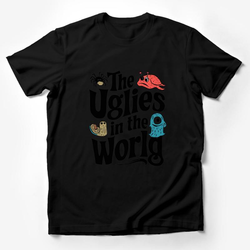 Unique Cartoon Monster T-Shirt, The Uglies in the World Graphic Tee, Unisex Fun Novelty Shirt, Gift for Quirky Humor Lovers Male T-Shirt