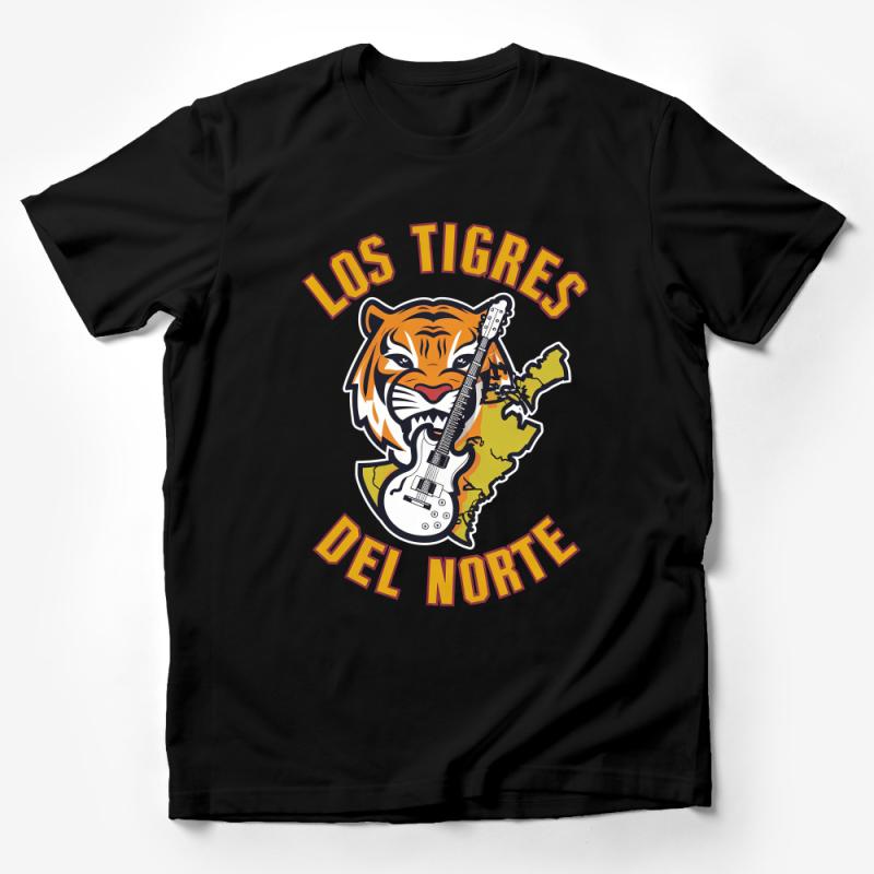 Los Tigres Del Norte Inspired Graphic Tee, Music Band Tiger T-Shirt, Rock and Roll Style Shirt, Unisex Concert Apparel Male T-Shirt