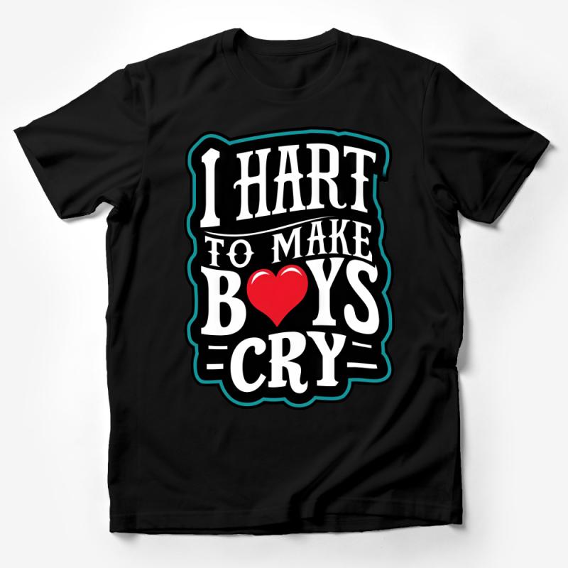 Graphic Tee I Hart to Make B Cry Bold Statement Shirt, Unisex T-Shirt, Novelty Shirt, Trendy Tee, Unique Design Top, Gift Idea Male T-Shirt