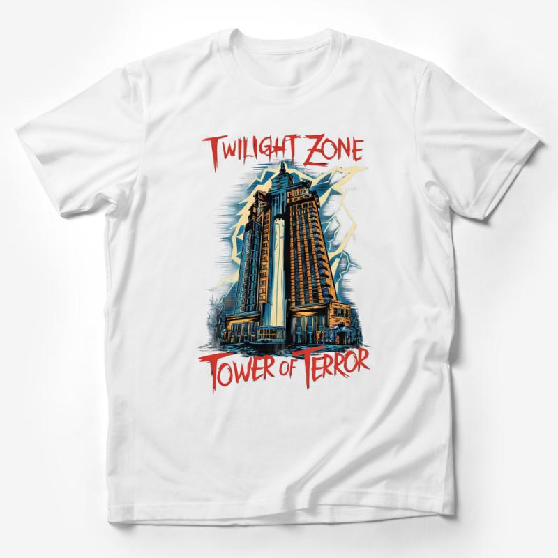 Twilight Zone Tower of Terror Graphic T-Shirt, Vintage Style Disney Inspired Tee, Gift for Theme Park Lovers Male T-Shirt