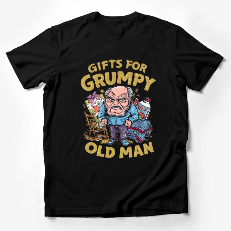 Funny Grumpy Old Man T-Shirt, Gifts for Grumpy Men, Humorous Tee for Dad, Grandpa Birthday Present, Novelty Graphic Shirt Male T-Shirt