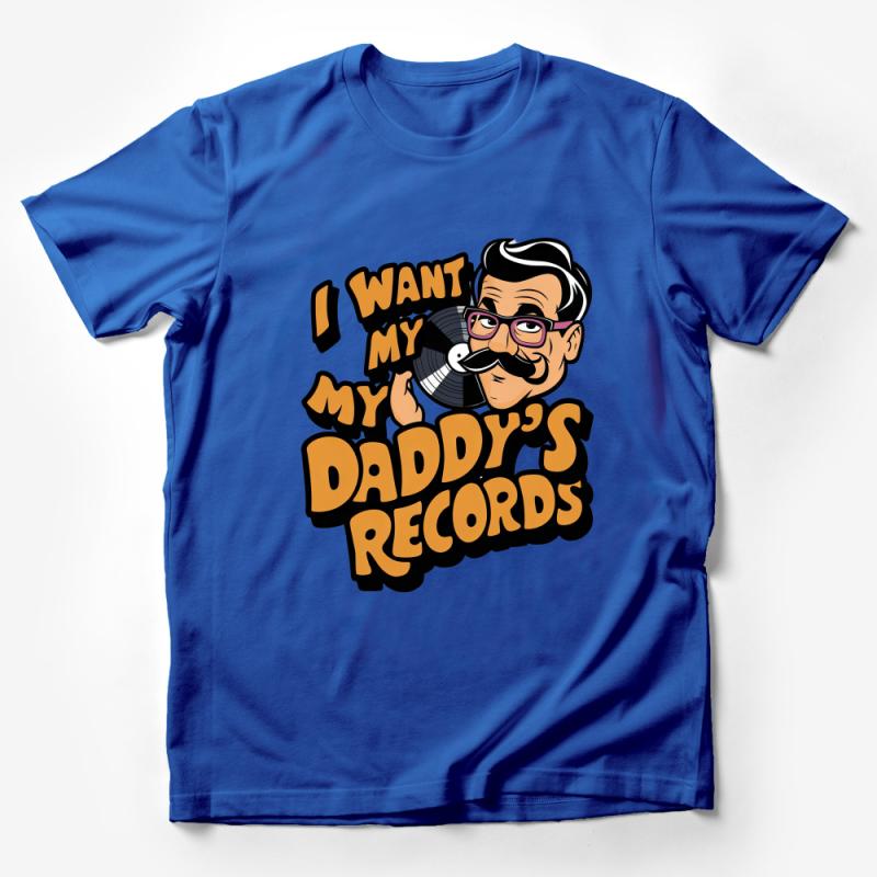 Vintage Vinyl Records T-Shirt, Retro Music Lover Graphic Tee, Hipster Dad Gift, Classic Record Collector Shirt Male T-Shirt