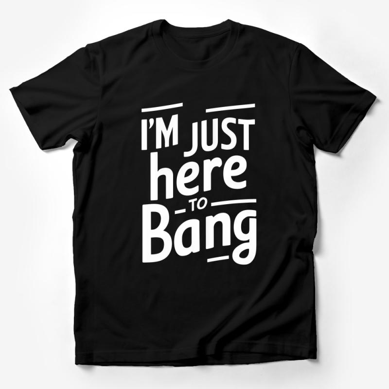 Funny Fireworks T-Shirt, I'm Just Here To Bang, July 4th Party Shirt, Unisex Graphic Tee, Casual Summer BBQ Top, Patriotic Humor Male T-Shirt