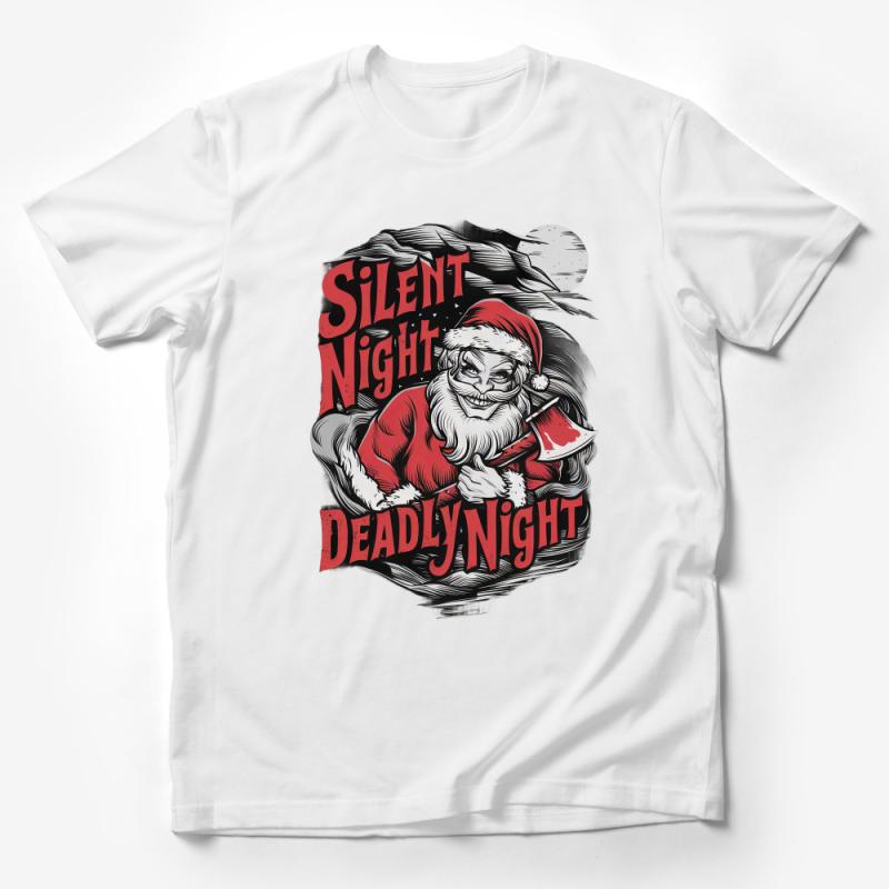 Silent Night Deadly Night T-Shirt, Horror Santa Claus Tee, Christmas Holiday Shirt, Unique Graphic Tee, Unisex Shirt Male T-Shirt