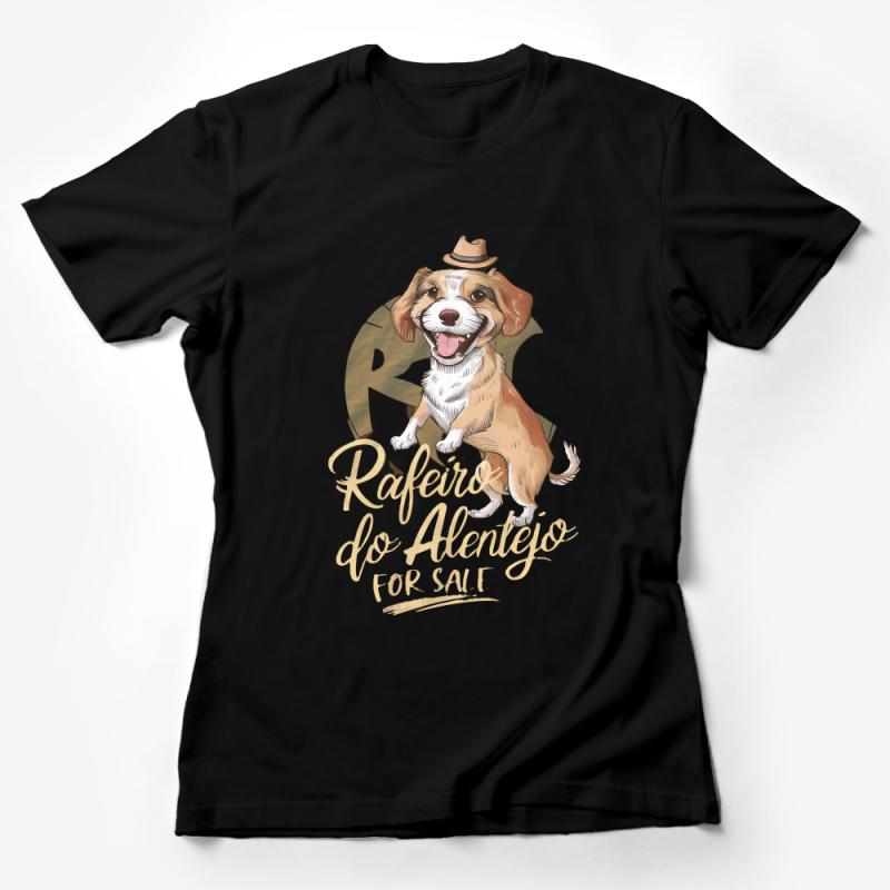 Cute Dog T-Shirt, Rafeiros do Alentejo Illustration, Unisex Tee Shirt, Pet Lovers Graphic Top, Animal Art Casual Wear, Gift for Dog Owners Female T-Shirt