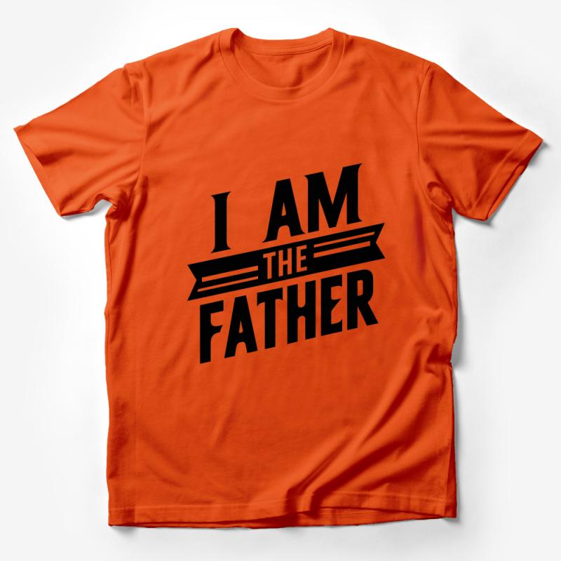 Funny Dad T-Shirt, I Am The Father Bold Text, Casual Father's Day Gift, Statement Tee for New Dads, Soft Cotton Male T-Shirt