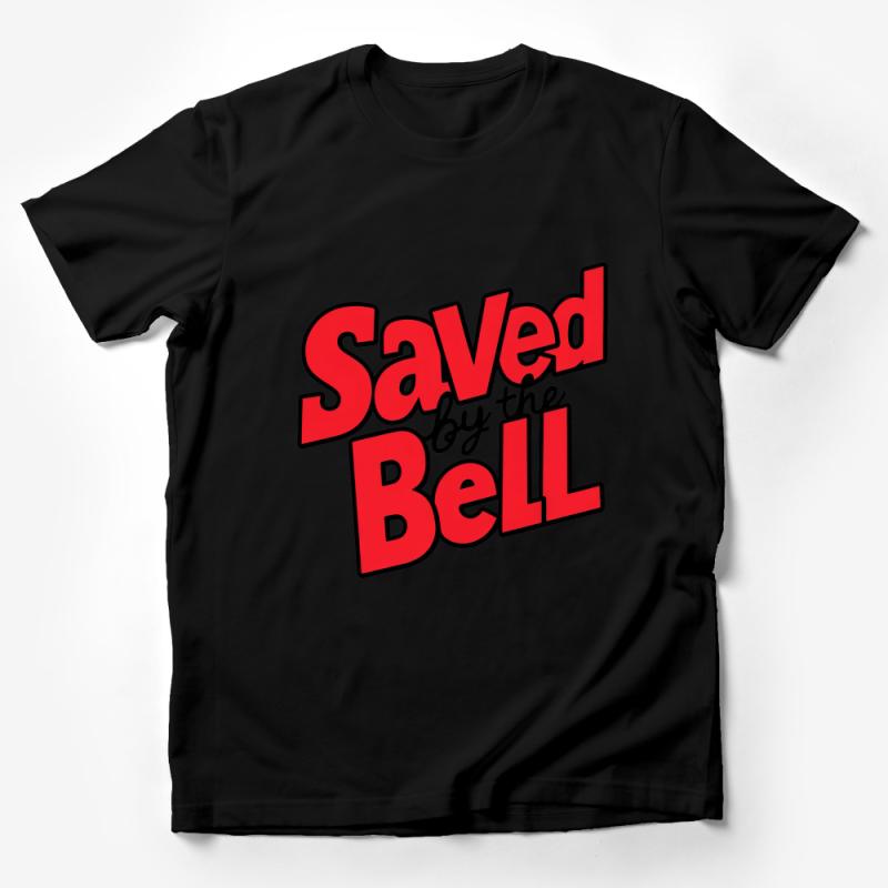 Vintage Inspired Saved by the Bell Graphic Tee, Retro 90s Style T-Shirt, Unisex Nostalgic Casual Wear Male T-Shirt