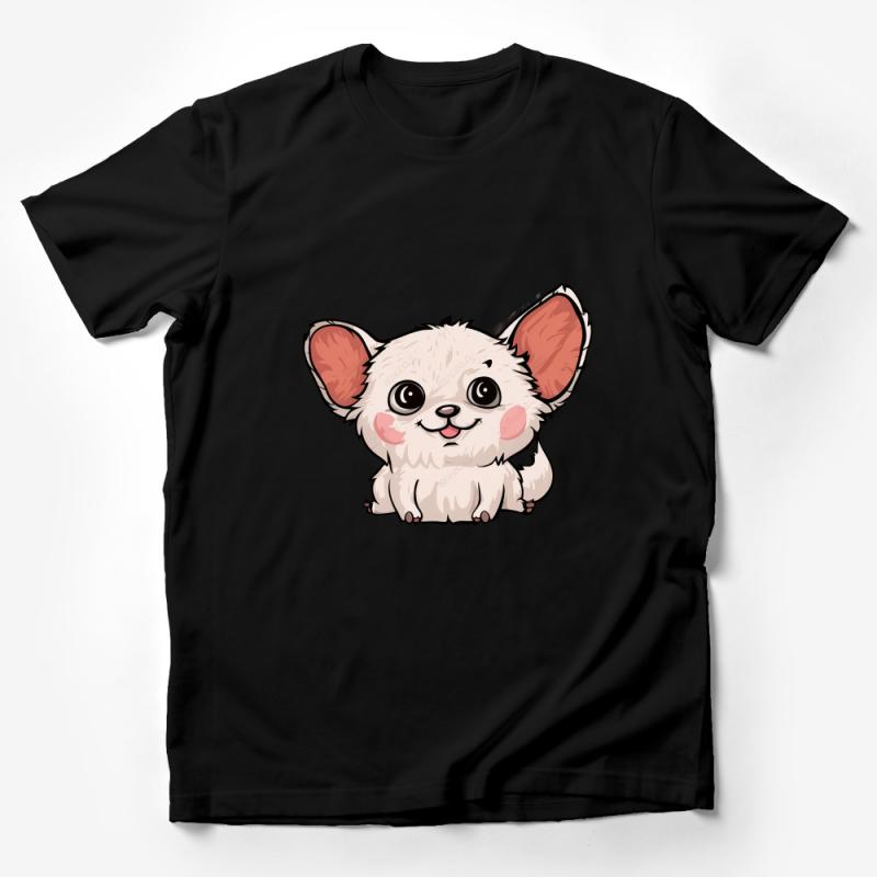 Cute Fennec Fox Cartoon T-Shirt, Soft Cotton Unisex Tee, Adorable Animal Graphic Shirt for All Ages Male T-Shirt